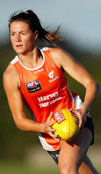 PROFILE-BARR2.jpg Nicola Barr at GIANTS training. - Nicola Barr,GWS Giants,AFLW,Drummoyne Oval